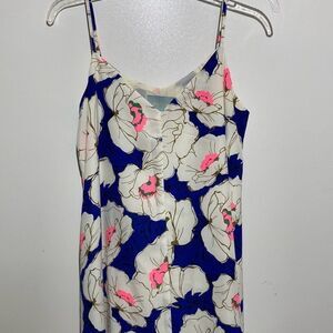 Skies Are Blue Women's Multicolor Floral Sleeveless Slip Dress Size Medium